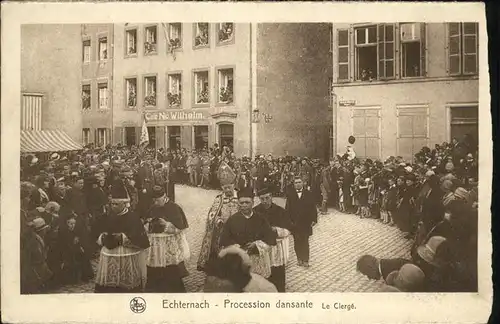 Echternach Procession dansante le cierge Kat. Luxemburg
