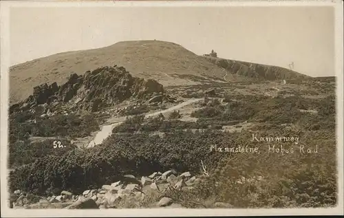 Riesengebirge Kammweg Mannsteine Hohes Rad Kat. Tschechische Republik