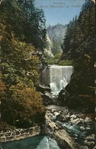 Guetle Dornbirn Vorarlberg Wasserfall Kat. Dornbirn