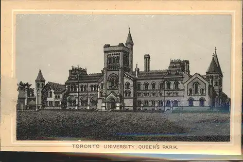 Toronto Canada University Queen s Park Kat. Ontario