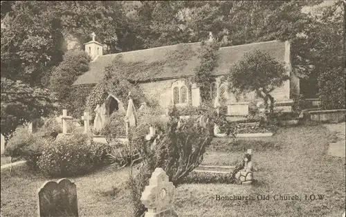 Bonchurch Old Church Friedhof Kat. Grossbritannien
