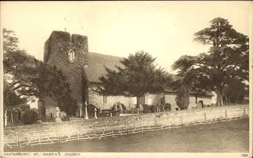 Cantebury St. Martins Church Kat. United Kingdom