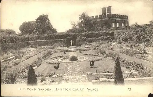 Hampton Court Palace Pond Garden Kat. United Kingdom