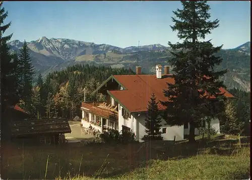 Reit Winkl Alpengasthof Pension Hindenburghuette Alpenpanorama / Reit im Winkl /Traunstein LKR