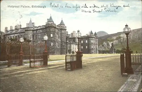 Edingburgh Grossbritannien Holyrood Palace Kat. 