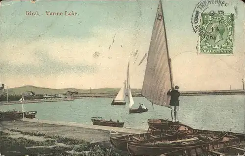 Rhyle Wales Marine Lake  Kat. United Kingdom