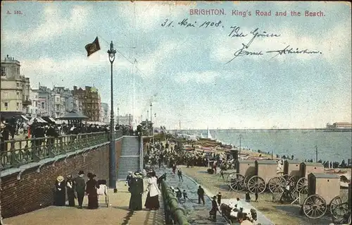 Brighton East Sussex Kings Road Beach / Brighton East Sussex /