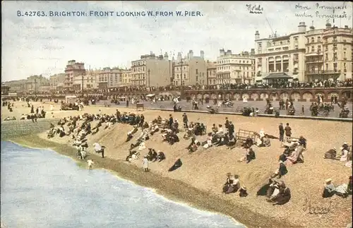 Brighton East Sussex Front Looking Pier / Brighton East Sussex /