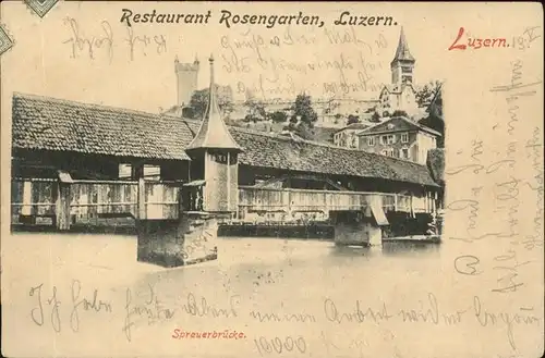Luzern LU Restaurant Rosengarten