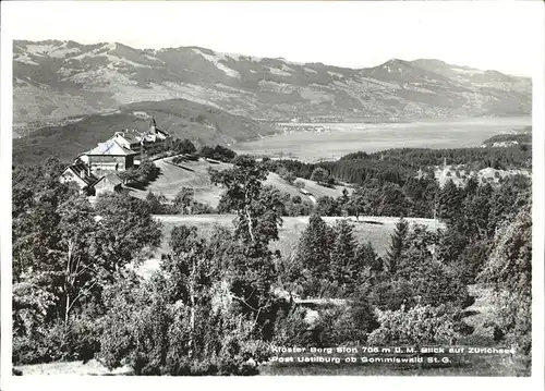 Uetliburg SG Kloster Berg Sion Zuerichsee / Uetliburg /Bz. See-Gaster