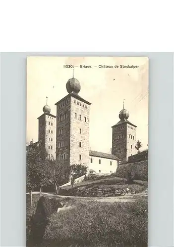 Brigue Chateau de Stockalper Schloss /  /