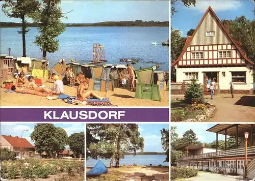 Klausdorf Mellensee Strandbad Jugendherberge Dorfaue Campingplatz Ferienheim / Mellensee /Teltow-Flaeming LKR