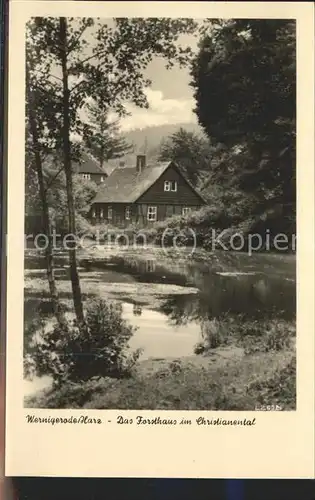 Wernigerode Harz Forsthaus im Christianental / Wernigerode /Harz LKR