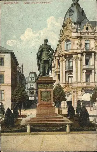 Friedrich II der Grosse Denkmal Wiesbaden / Kaiser /