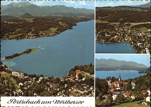 Poertschach Woerthersee Fliegeraufnahme /  /