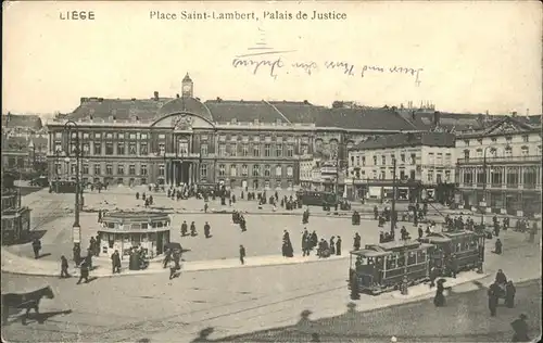 Liege Luettich Place Saint Lambert Palais de Justice Kat. Luettich