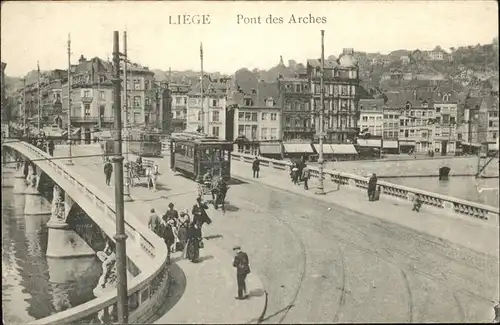 Liege Luettich Pont des Arches Kat. Luettich