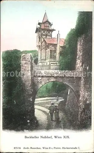 Nussdorf Wien Bockkeller Kat. Oesterreich