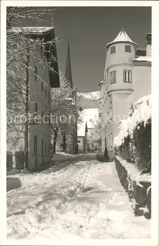 Hofgastein Bad Gastein Strasse im Schnee