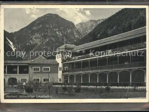 Hochzirl Zirl Sanatorium rueckwaertige Liegehallen / Zirl /Innsbruck