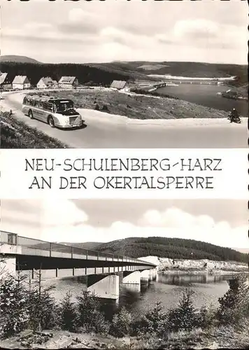 Neu Schulenberg Partie an der Okertalsperre Bruecke Stausee / Schulenberg Oberharz /Goslar LKR