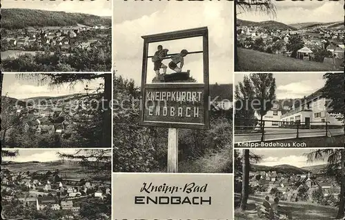 Endbach Gladenbach mit Kneipp Badehaus Koch Kat. Gladenbach