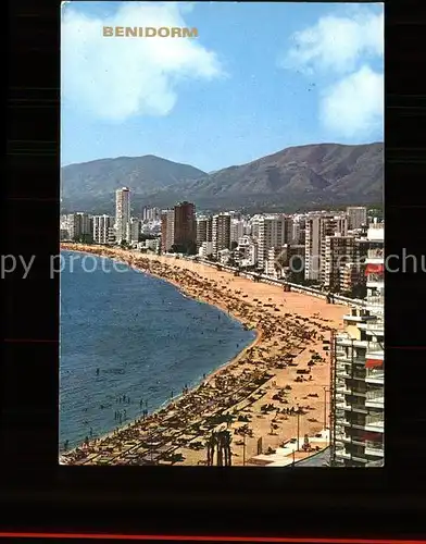 Benidorm Vista general Playa Kat. Costa Blanca Spanien