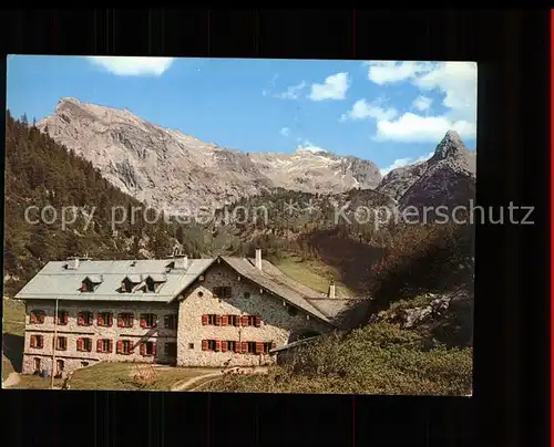 Kaerlingerhaus am Funtensee Alpenverein Schutzhaus Funtenseetauern und Schottmalhorn