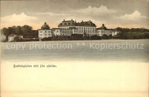 Drottningholm slott fran sjoesidan Kat. Schweden