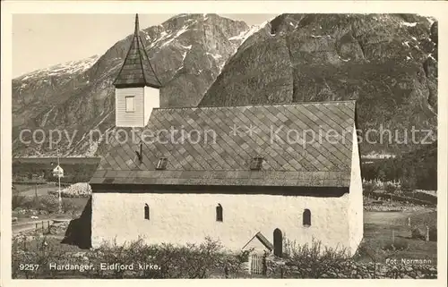 Hardanger Eidfjord kirke Kat. Norwegen
