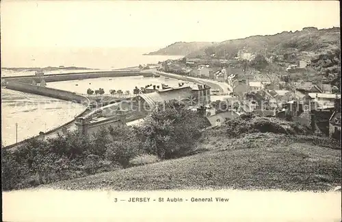 Jersey St.Aubin General View Kat. Jersey