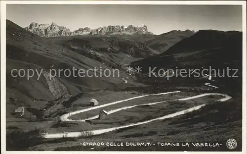 Dolomiten Strada delle Dolomiti Tofane La Varella Kat. Italien