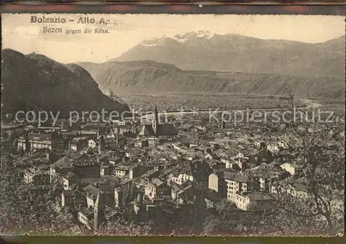 Bozen Suedtirol  Kat. Bozen Suedtirol