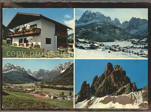 Sexten Sesto Suedtirol mit Haus Holzer Kat. Bozen