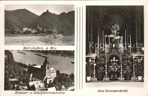 Kamp-Bornhofen Gnadenbild Kloster Wallfahrtskirche  / Kamp-Bornhofen /Rhein-Lahn-Kreis LKR