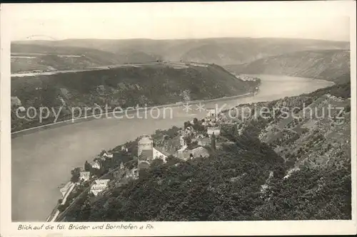 Kamp-Bornhofen Die feindlichen Brueder  / Kamp-Bornhofen /Rhein-Lahn-Kreis LKR