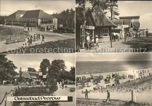 Prerow Ostseebad HO Gaststaette Duenenhaus Strandweg Cafe Strandeck / Darss /Nordvorpommern LKR