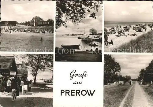 Prerow Ostseebad Strand Promenade Dorfpartie / Darss /Nordvorpommern LKR