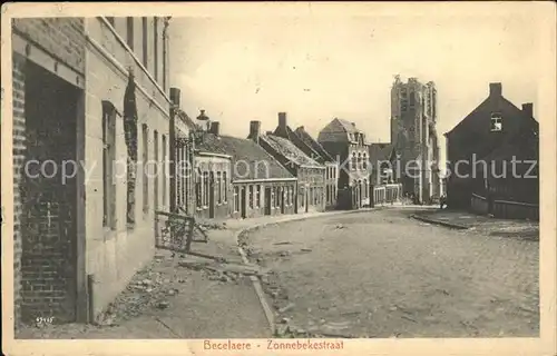 Becelaere Zonnebekestraat Kat. 