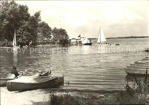 Brandenburg Havel Bootspartie an der Malge Kat. Brandenburg