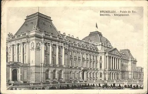 Bruxelles Bruessel Palais du Roi Koenigspalast Kat. 