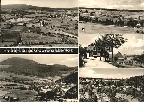 Altenberg Erzgebirge mit Zinnwald Georgenfeld Schellerhaus und Kipsdorf / Geising /Saechsische Schweiz-Osterzgebirge LKR