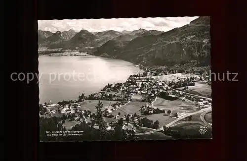 St Gilgen Salzkammergut Totalansicht Kat. St Gilgen Wolfgangsee