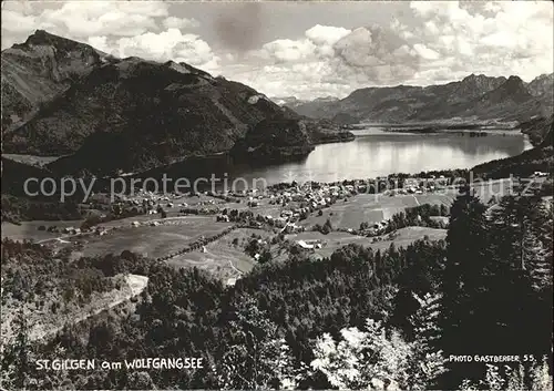 St Gilgen Salzkammergut Panorama am Wolfgangsee Kat. St Gilgen Wolfgangsee