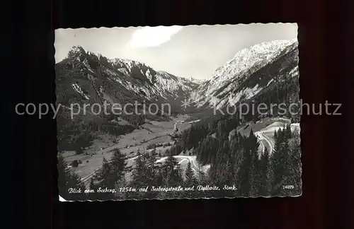 Seewiesen Blick vom Seeberg auf Seebergstrasse und die Dullwitz Kat. Turnau Steiermark