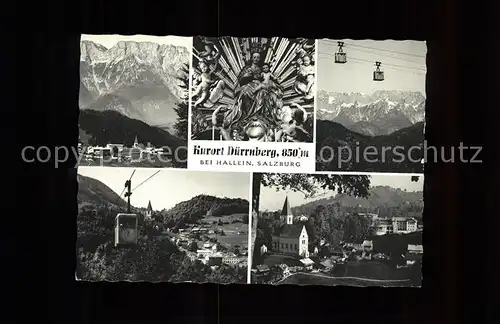 Duerrnberg Hallein Teilansichten Seilbahnen Kat. Hallein