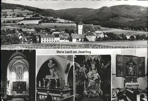 Maria Laach Jauerling Gesamtansicht Wallfahrtskirche Inneres / Maria Laach Waldviertel /Waldviertel