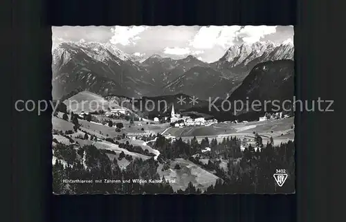 Hinterthiersee Panorama mit Zahmen und Wilden Kaiser Alpenpanorama Kat. Oesterreich