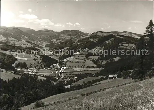 Rotheau Panorama Blick zum oetscher Ybbstaler Alpen