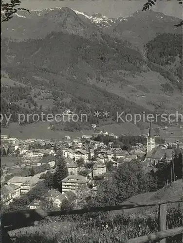 Hofgastein Ortsansicht mit Kirche Alpen Kat. Oesterreich